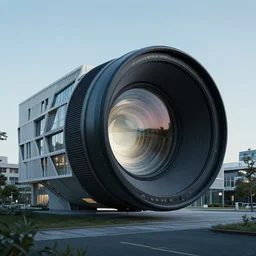 the international university of artificial intelligence, designed by toyo ito, 1 6 mm lens, cinematic