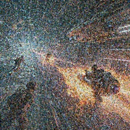 a hyperspeed cyberpunk space with people attacking each other also flying in space with fireballs in jetpacks in a very cinematic but also unreal environment