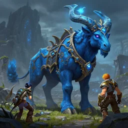 mount epic great blue elekk screenshot world of warcraft mounts worldboss fantasy comics that looks like it is from borderlands by jesper ejsing, by rhads, makoto shinkai alena aenami artworks in 4 k beeple, thomas kinkade heartstone league of legends dofus overwatch