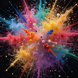 explosion of colours