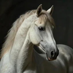 portrait of a centaur with long hairs in alan lee and marc simonetti and emil melmoth style  , cinematic lighting
