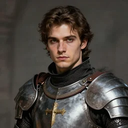 christof romuald is a renowned brujah and a former crusader knight, lon - hair, crusader, crusader kings 3, beautiful young man, brown hair, brown eyes, without beard, without mustache, by stanley artgerm lau, wlop, rossdraws, frank frazetta, andrei riabovitchev, marc simonetti