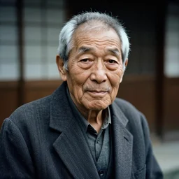 photograph of an old japanese man, photograph by steve mccurry