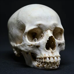 skull of crystals