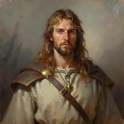 a beautiful portrait painting of an human druid, pathfinder portrait art, character art study, hires, 4 k, 8 k, digital art, art by keith parkinson and greg rutkowski and tim hildebrandt