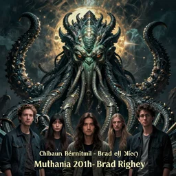 moody portrait of cthulhu by kuldar leement and ruan jia and brad rigney and micha karcz and brad rigney