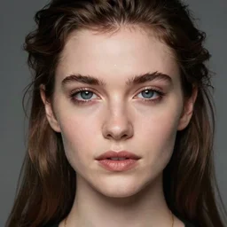 a realistic portrait closeup 5 0 mm studio photograph by annie leibowitz of morgan le fay, an attractive and young, ruthlrssyenchantress of legend.