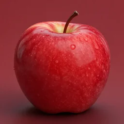 red cool apple man, 8 k,