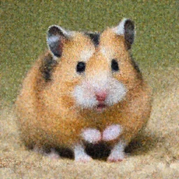 a ripped hamster