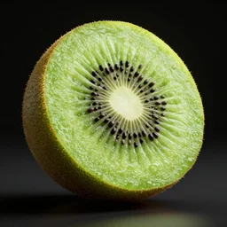product photography of sliced fruits, volumetric dramatic light, dark black background, sharp focus, highly realistic, octane render, art by greg rutsowski