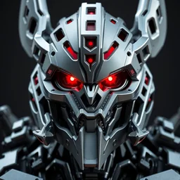 a cgi character design of a new decepticon beastwars robot by josh burcham and don figueroa | cgi, zbrush, intricate detail, transformers, intricate detail, pbr materials, chrome, texture, glowing red eyes