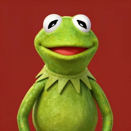 portrait of Kermit the frog in Evil Dead (2013), highly detailed, centered, solid color background, digital painting, artstation, concept art, smooth, sharp focus, illustration, artgerm, donato giancola, Joseph Christian Leyendecker, Les Edwards, Ed Repka, WLOP
