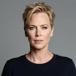 portrait of charlize theron by charlie bowater