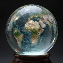 plato's ideal world inside a crystal ball