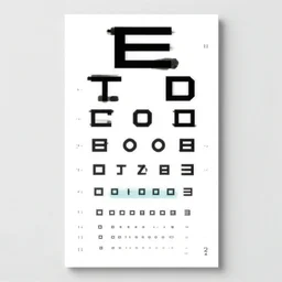 picture of an eye exam chart