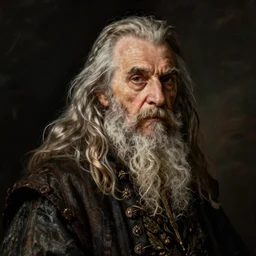 portrait of a grizzled wizard by greg rutkowski
