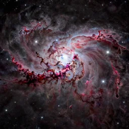 What looks much like craggy mountains on a moonlit evening is actually the edge of a nearby, young, star-forming region NGC 3324 in the Carina Nebula. Captured in infrared light by the Near-Infrared Camera (NIRCam) on NASA’s James Webb Space Telescope, this image reveals previously obscured areas of star birth.