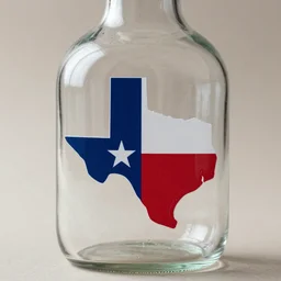 Texas inside of a bottle