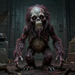 an uncanny creepy animatronic