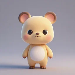 a centered render of an ultra cute and adorable creature by dreamworks, by viktoria gavrilenko, by leticia gillett, octane render, 3 d, 8 k