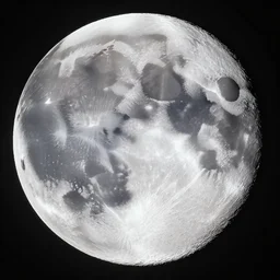 ai in moon realistic, octane render, 8 k
