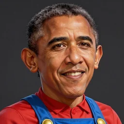 super mario has barack obama face, highly detailed, digital painting, artstation, concept art, smooth, sharp focus, illustration, art by artgerm and greg rutkowski and alphonse mucha