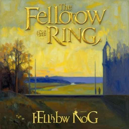 the fellowship of the ring movie poster painted by edward hopper