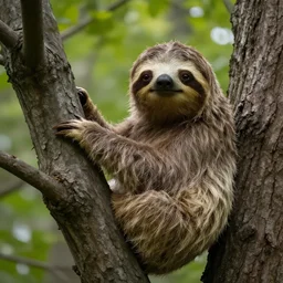 sloth in the tree, trending on artstation, greg rutkowski cinematic, hyper realism, high detail, octane render, 8 k