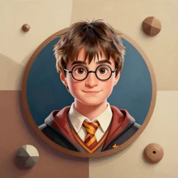 Venomic Harry Potter  profile picture by Pixar, asymmetrical, Organic Painting , Matte Painting,  geometric shapes, hard edges :2 by Goro Fujita:4