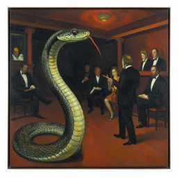 snake jazz club by edward hopper