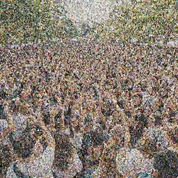 1000 humans in bliss