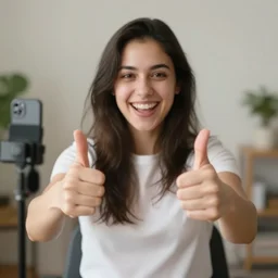 youtuber begging for likes on camera