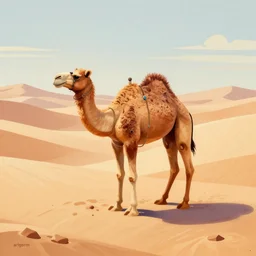 isometric game asset of camel in the desert, in gouache detailed paintings, by artgerm, jesper ejsing, by rhads,, stylized, smooth, 2 d sprites asset sheet, kitbash, arcane, overwatch, many color scheme, 8 k, close up,