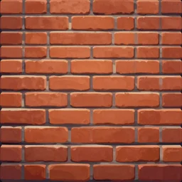 brick wall, Team Fortress 2 texture asset file, stylized, painterly