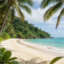jungle on a beach