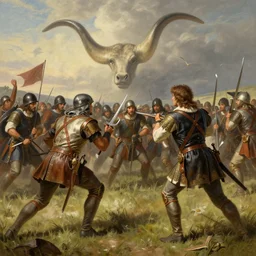 depiction of the battle of littlehorn, illustration by mandy jurgens and william adolphe bouguereau, artgerm, 4 k, digital art, surreal, highly detailed, artstation, digital painting, concept art, smooth, sharp focus, illustration by mandy jurgens and william adolphe bouguereau