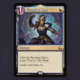 fantasy trading card game design, front of the card. by blizzard. no image, no text