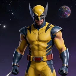 Wolverine in space 4k detail