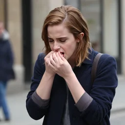 emma watson while is vomiting in the street