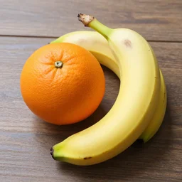 a hybrid between an orange and a banana