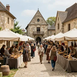 a medieval market