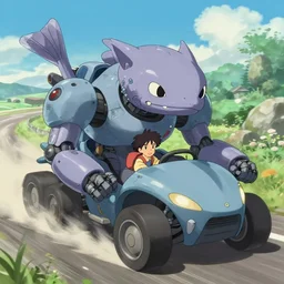 alien with a catfish like head driving a mech, illustration concept art anime key visual trending pixiv fanbox by wlop and greg rutkowski and makoto shinkai and studio ghibli and kyoto animation