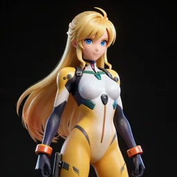 a portrait of zero suit Samus, concept art, trending on artstation, 4k, 3D, black background.