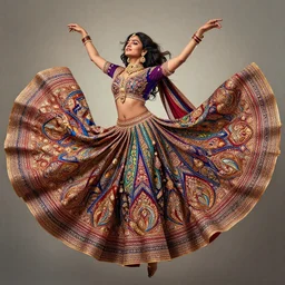 beautiful indian woman flying, with traditional dress swirling, indian art, insanely detailed and intricate, hypermaximalist, elegant, ornate, hyper realistic, super detailed, majestic bliss, meaningful, colourful