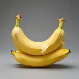 surreal banana sculpture of johnny depp, banana art, studio lighting