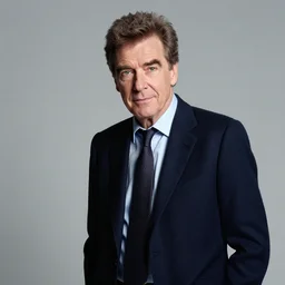a promotional studio photograph of Steve Coogan as Alan Partridge; f/1.4; 90mm