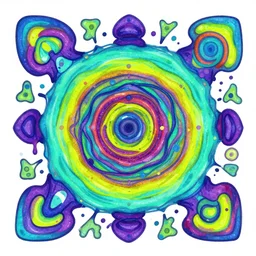 a psychedelic doodle of a