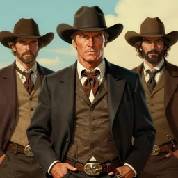 formal portrait of charlton heston as wyatt earp, digital art by eugene de blaas, ross tran, and nasreddine dinet, vibrant color scheme, intricately detailed, in the style of romanticism, cinematic, artstation, greg rutkowski