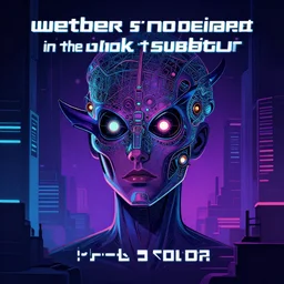whether tis nobler in the mind to suffer, vector graphics, cyberpunk