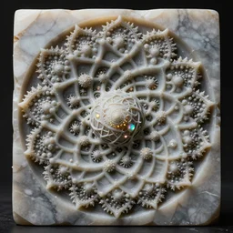 a beautiful soap carving of a sprawling intricate fractal populated by mandelbrot fractals by android jones, unreal engine, octane render, carving, sculpture, volumetric lighting, dynamic lighting, dramatic lighting, high contrast, concept art, carved marble, opalescent, sacred geometry, religious, magic realism, catholicpunk, stark, trending on artstation